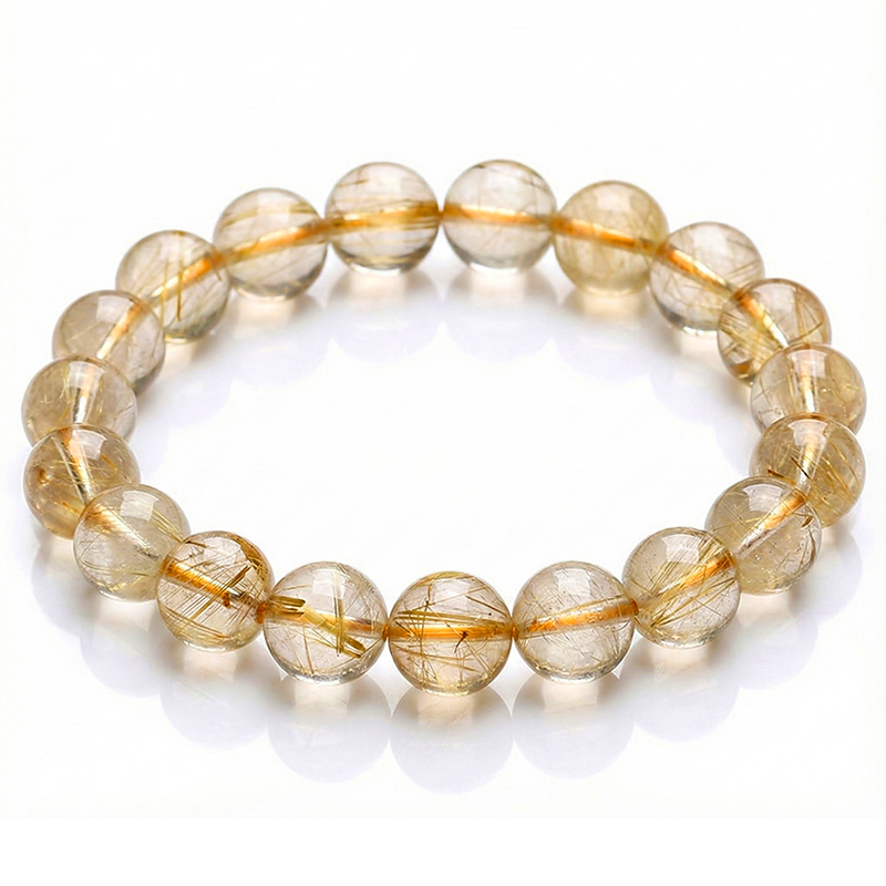5A Natural Rutilated Quartz Bracelet