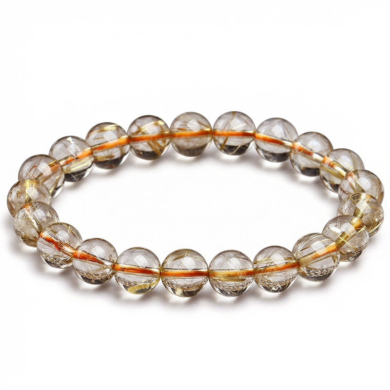6A Rutilated Quartz Bracelet