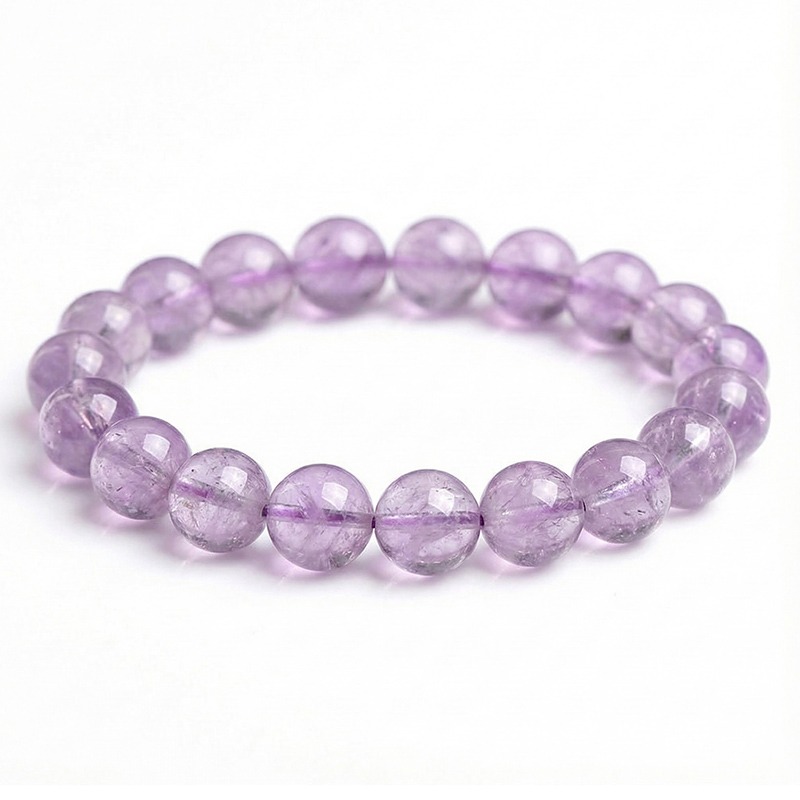 Ice Lavender Amethyst Bracelet