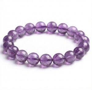 Dark Ice Lavender Amethyst Bracelet