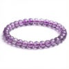 Faceted Ice Amethyst Bead Bracelet