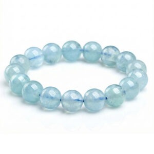 Watery Smooth Aquamarine Bracelet