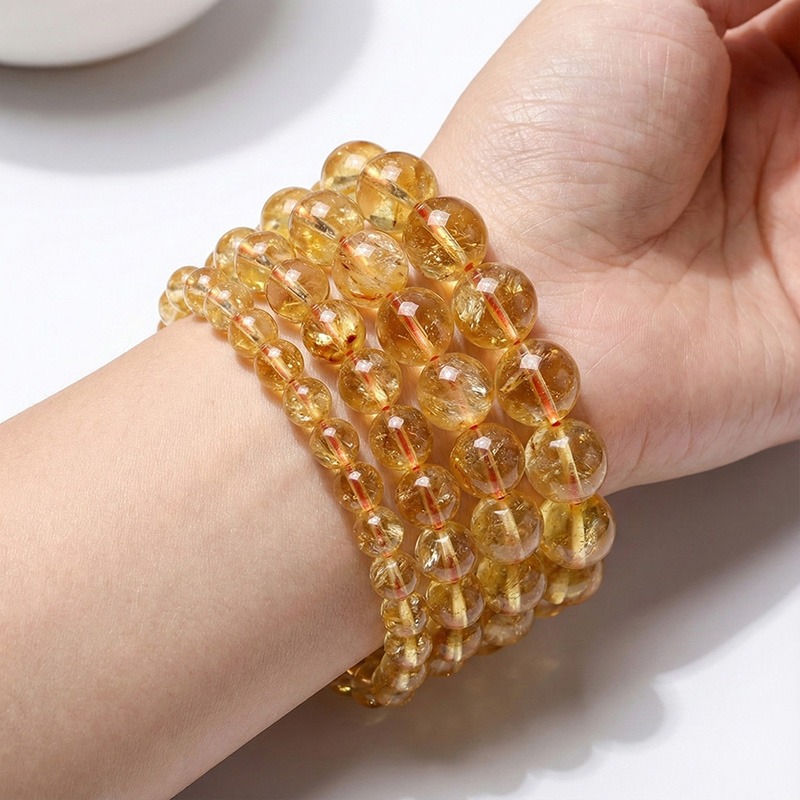 Citrine bracelet for wealth