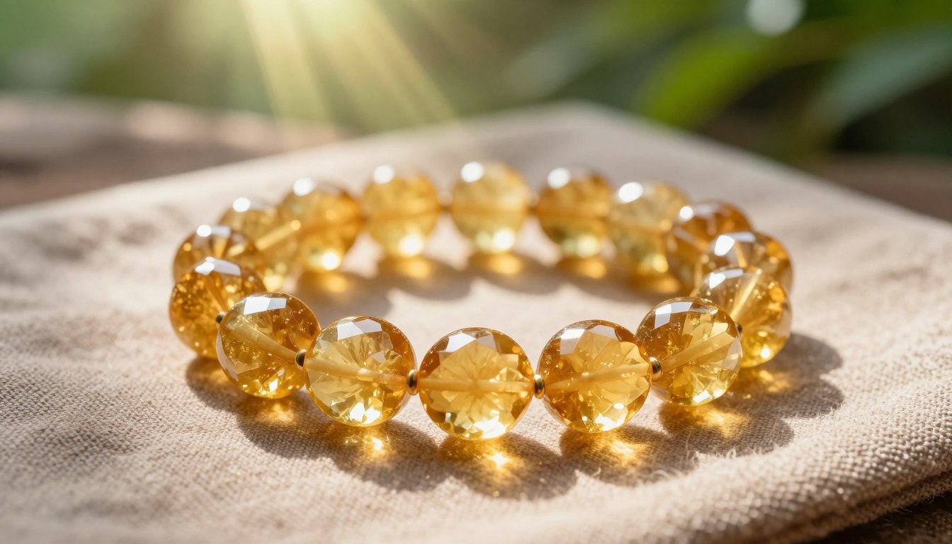 citrine bracelet healing properties